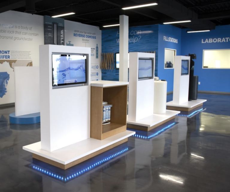 Atlantic Blue Water Center interior