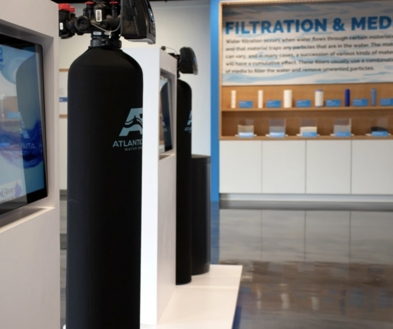 Water treatment equipment at the Atlantic Blue Water Cente