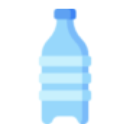 Plastic water bottle