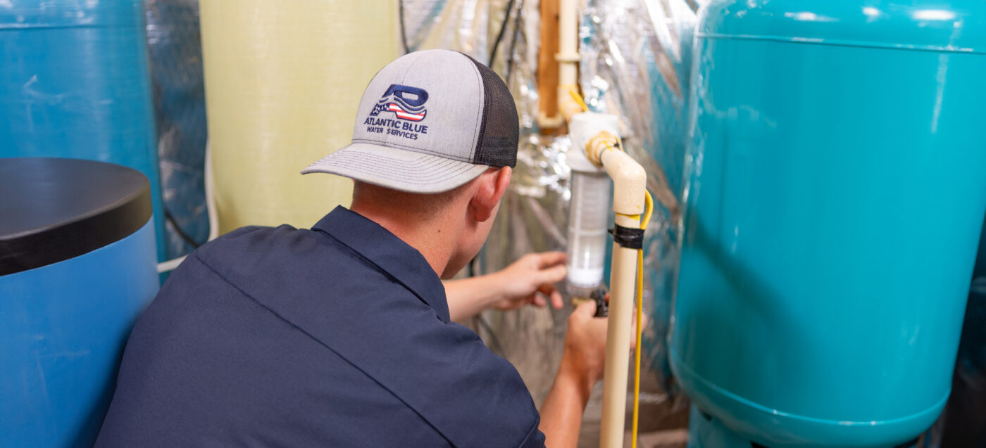 Atlantic Blue Water Services technician
