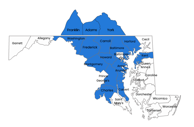map of service areas