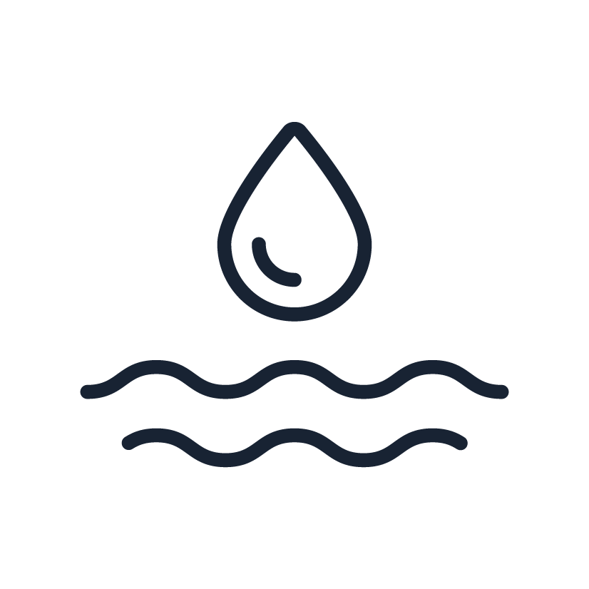 water drop wave icon