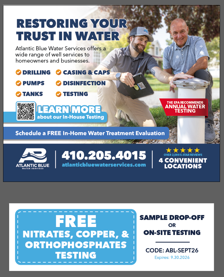 Atlantic Blue Water Testing Promotion
